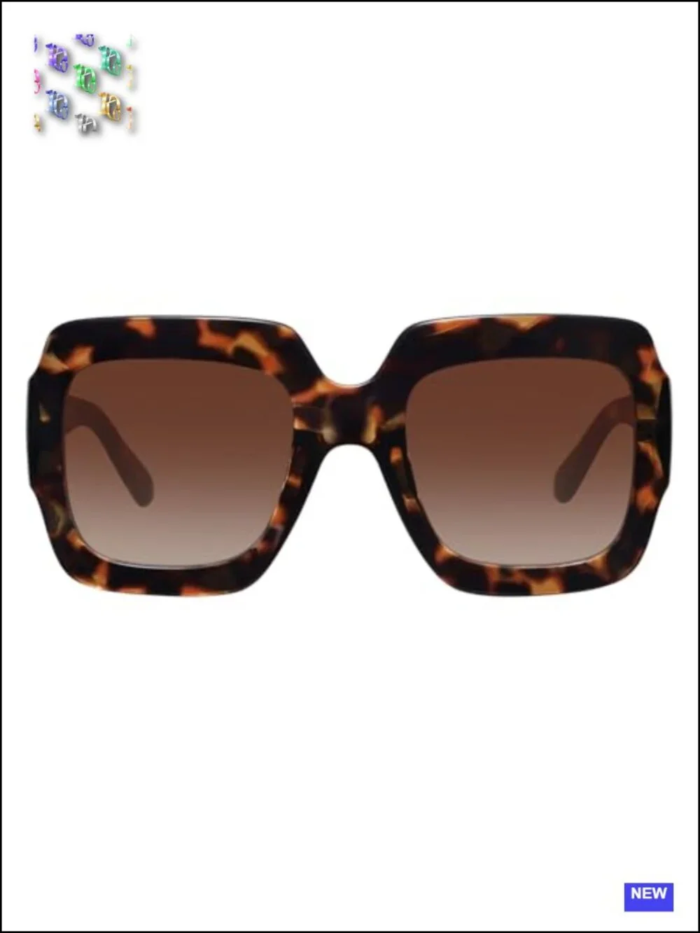 Oversized Square Sunglasses Women Retro UV400 Protection